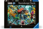 Pusle Ravensburger Aquaman, 50 cm x 70 cm, 1000 tk, mitmev&auml;rviline