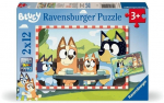 Pusle 2in1 Ravensburger Bluey, 18 cm x 26 cm, 24 tk, mitmev&auml;rviline