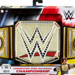 Komplekt rollim&auml;nguks, poksiv&ouml;&ouml; WWE Undisputed Championship, kuldne v.