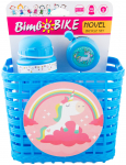 Jalgrattakott, esikorv Bimbo Bike Novel, plastik, sinine v., 3 tk