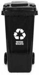 Konteiner MultiStore Mixed Waste, must v., 120 l