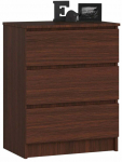 Kummut Akord K60, bordoo v./wenge v., 77 cm x 60 cm x 40 cm