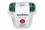 Toiduainekarbi komplekt Marjukka, 1.2 l, 18 cm x 16 cm, l&auml;bipaistev v./mitmev&auml;rviline, 5 tk