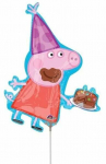 Fooliumist &otilde;hupall erikujuga Amscan Peppa Pig, mitmev&auml;rviline