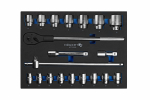 T&ouml;&ouml;riistakomplekt, pistikv&otilde;tme komplekt GE HT7G180, 100 - 500 mm, 19 - 50 mm, 20 tk