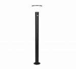 Vabalt seisev v&auml;lisvalgusti Reality Gorda, 3.5W, LED, IP44, must v., 17.5 cm x 100 cm