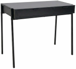 Kirjutuslaud sahtlitega Akord Furniture Factory Zentia, 100 cm x 45 cm, 80.5 cm, must v.