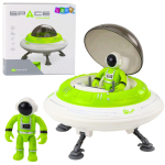 M&auml;ngu kosmoselaev Lean Toys Space Exploring, valge v./roheline v.