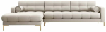 Nurgadiivan Cosmopolitan Design Bali Neve 04, kuld v./beige melange v., vasak, 185 x 293 cm x 75 cm