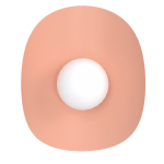 Valgusti seinale Emibig Fiero XL, G9, 1 x 8 W, valge v. / roosa v., 23 x 30 cm