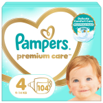 M&auml;hkmed Pampers Premium Care, 4 suurus, 9 - 14 kg, 104 tk