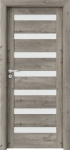 Siseukseleht Porta D7 PORTAVERTE D7, parempoolne, siberi tamm v., 203 x 64.4 x 4 cm