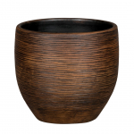 Lillepott, keraamiline, pruun