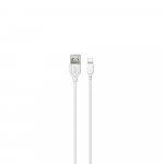 Kaabel XO NB103, 1 x USB/1x USB Type-C, 100 cm, valge v.