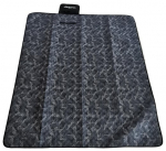 Matkamatt Outliner AF02, must, 170 x 140 cm