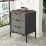 Kummut Kalune Design VS3, antratsiit v./pruun v., 70 cm x 54 cm x 44.5 cm