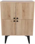 Kapp Kalune Design Multi Purpose Senegal, must v./puidu v., 35 cm x 70 cm x 93.5 cm