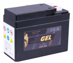 Aku IntAct Bike Power GEL, 12 V, 2.5 Ah, 60 A