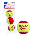 Tennisepallide komplekt Babolat Red Felt 1626, punane v./kollane v., 3 tk