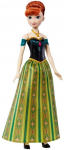 Nukk - muinasjututegelane Mattel Frozen Singing Anna HLW56, 29 cm, mitmev&auml;rviline
