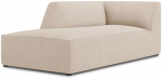 Diivan Micadoni Home Ruby Structured Fabric Chaise Longue, hele pruun, vasak, 181 x 93 cm x 69 cm