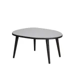 Kohvilaud Kalune Design Gusto, must v./hall v., 55 cm x 75 cm x 38 cm