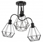 Valgusti rippuv Bendinni, E27, 3, must v.