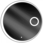 Peegel Mexen Ella, valgustusega, rippuv, 80 cm x 80 cm, l&auml;bipaistev v.