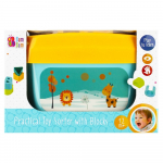 Vormi sorteerija BamBam Sorter with blocks, 13 cm, sinine v./kollane v.