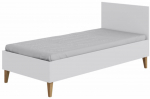 Lastevoodi Kocot Kids Kubi LKU_BI_18-8BS_BM, valge v., 80 x 180 cm, ilma voodipesukastita, ilma madratsita