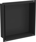 Sisseehitatav seinariiul Mexen X-Wall-NR, 10 cm x 30 cm x 30 cm, must v.