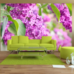 Fototapeet Artgeist Lilac Flowers NEW010640, 245 cm x 350 cm