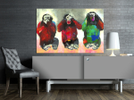 Reproduktsioon Artgeist Three Wise Monkeys, g-a-0102-b-a, 30 cm x 20 cm