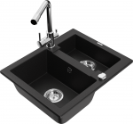 K&ouml;&ouml;givalamu koos kraaniga Mexen Carlos Duero, graniit, 58.2 cm x 47.5 cm x 17.7 cm, h&otilde;be/must