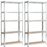 Hoiustamise riiulite komplekt Fancy Garden, 90 cm x 30 cm x 180 cm, 175 kg