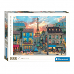 Pusle Clementoni Streets Of Paris, 50 cm x 70 cm, 1000 tk, mitmev&auml;rviline