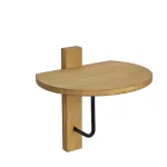 Seinariiul Kalune Design Reve, tamm v./must v., 35 cm x 35 cm x 35 cm