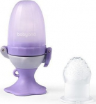 V&auml;rske toidu s&ouml;&ouml;tja BabyOno Feeder Flower, 6+ kuud, 5 cm, silikoon/pol&uuml;prop&uuml;leen (pp), violetne v.