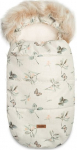Talvine magamiskott beebile Sensillo Cortina Vintage, kreemjasvalge/roheline v., 100 cm x 50 cm
