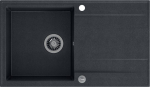 K&ouml;&ouml;givalamu Quadron Evan 111, graniit, 86 cm x 50 cm x 21 cm, must v.