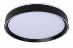 Valgusti plafoon Lucide Nuria 79182/24/30, LED, 2700 &deg;K, 1 x 24 W, must v.