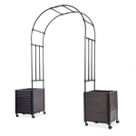 Taimetugi Ark, 240 cm x 150 cm, 240 cm, teras/pol&uuml;et&uuml;leen (pe), pruun v./must v.