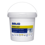 Pahtel Briko Micro Light, kerge peeneteraline, valge v., 1 l