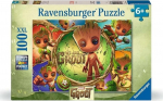 Pusle Ravensburger Marvel Hero Groot, 36.2 cm x 49.3 cm, 100 tk, mitmev&auml;rviline