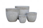 Lillepott Domoletti LT3713-2S, keraamiline/savi, &Oslash; 36 cm, hall v.