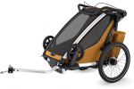 Jalgrattahaagis lastele Thule Chariot Sport 2, pol&uuml;ester/metall, kuldne/must
