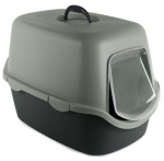 Suletud kassitualett Stefanplast Cathy, roheline v./hall v., suletud, 56 cm x 40 cm x 40 cm