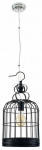 Valgusti rippuv Spot-Light Cage, E27, 1 x 60 W, must v.
