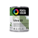 Dispersioonv&auml;rv Pentacolor Ultra 10, valge, 1 l