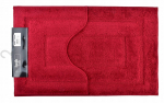Vannitoamattide komplekt Mondex ZAC, punane v., 80 cm x 50 cm